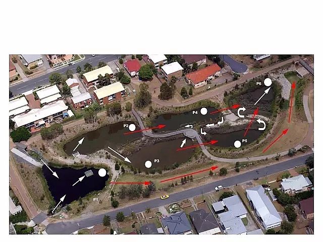 海綿鐵濾料廠家設(shè)計(jì)人工濕地全圖案例