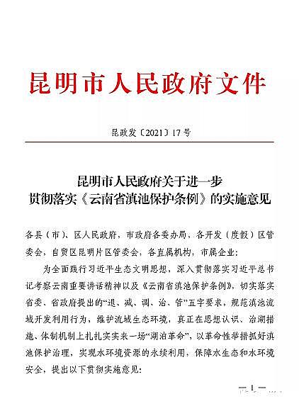 上等立體彈性填料廠家全文速覽!昆明市發布關于進一步貫徹落實《云南省滇池保護條例》的實施意見